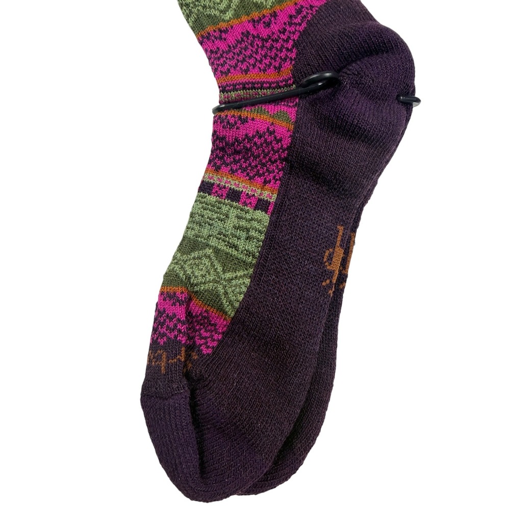 LOT2 Smartwool Womens Dazzling Wonderland Crew Socks 2 Pair Large Wool Blend NEW - Picture 5 of 11